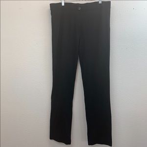 Betabrand Black Dress Yoga Straight Leg Pants